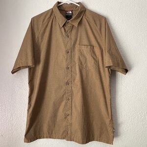 THE NORTH FACE Mens Casual  Short sleeve Short Plaid Snap SZ M